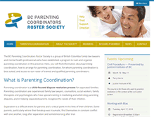 Tablet Screenshot of bcparentingcoordinators.com